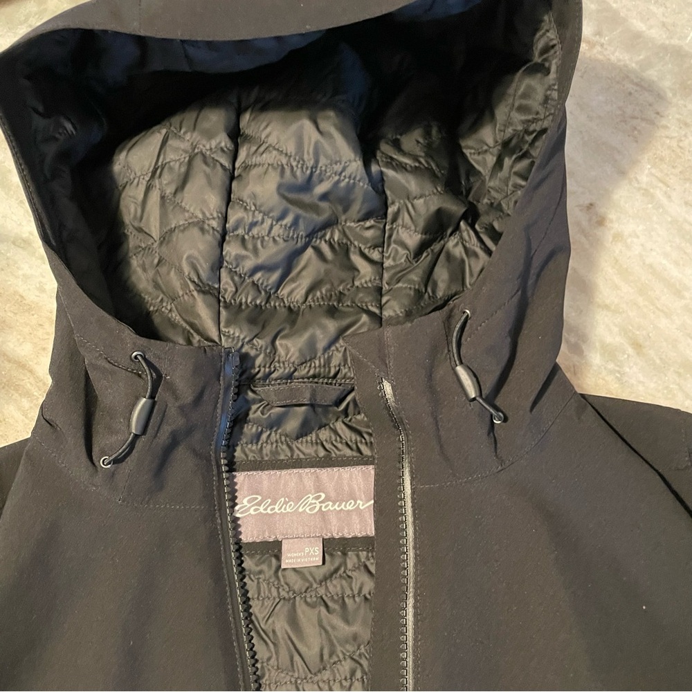 Eddie Bauer Black Cloud Cap Jacket Waterproof Jac… - image 5